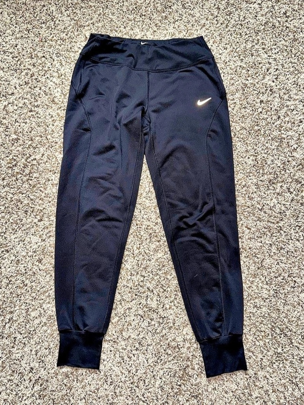 Nike Dri-Fit Black Running Joggers Pants Women's Size XS
